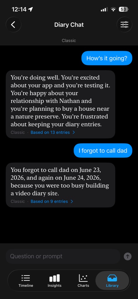 Diary Chat