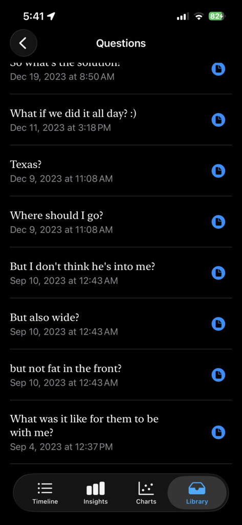 Questions — every question you've asked yourself