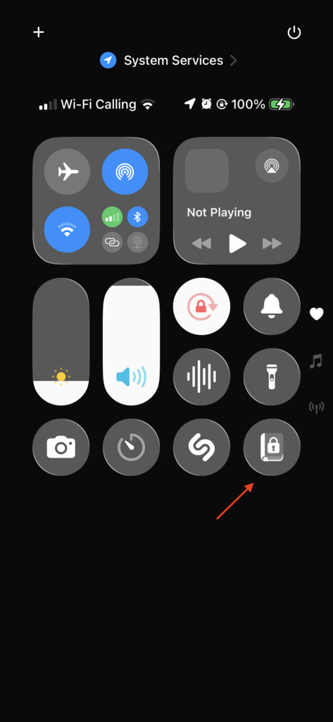 Control Center & Lock Screen controls